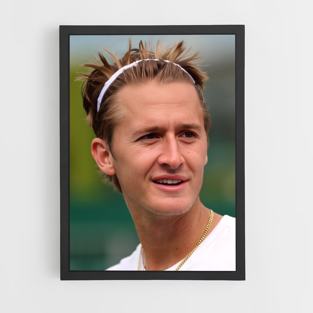 Poster Sebastian korda crête – affiche Tennis (vue 2)